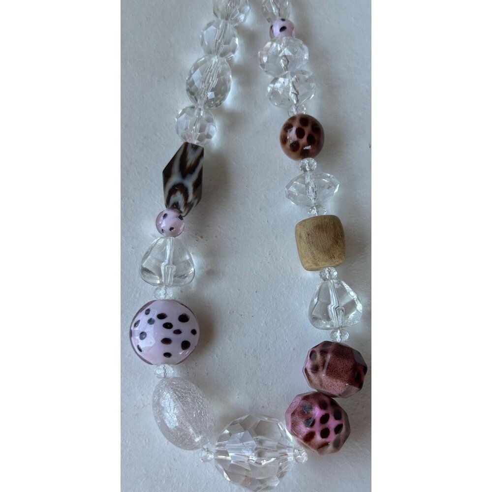 Unbranded Multicolored Beaded Fashion Jewelry Necklace 13 in. Height - Picture 6 of 8